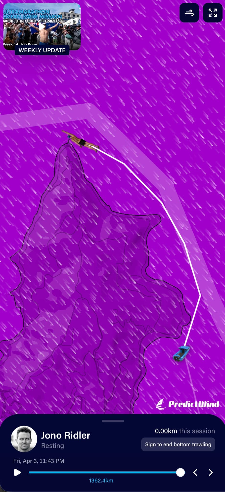 Live Ocean mobile view